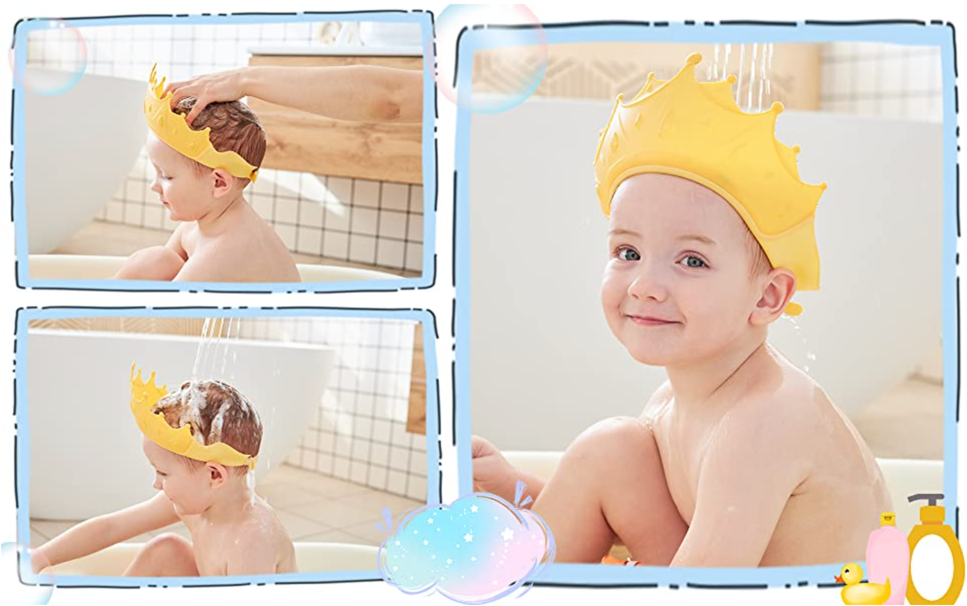 Gorro de ducha para bebés Kidsy®